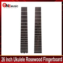 26 Inch Tenor Ukulele Fingerboard with 3mm Dot 18 Fret Rosewood UK Fingerboard Replacement