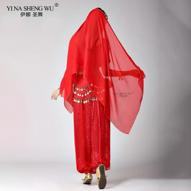 Vêtements de spectacle de danse Bollywood, ensemble de Costumes de danse du ventre indien pour femmes, Costume de danse du ventre en mousseline de soie, Costumes de danse Bollywood