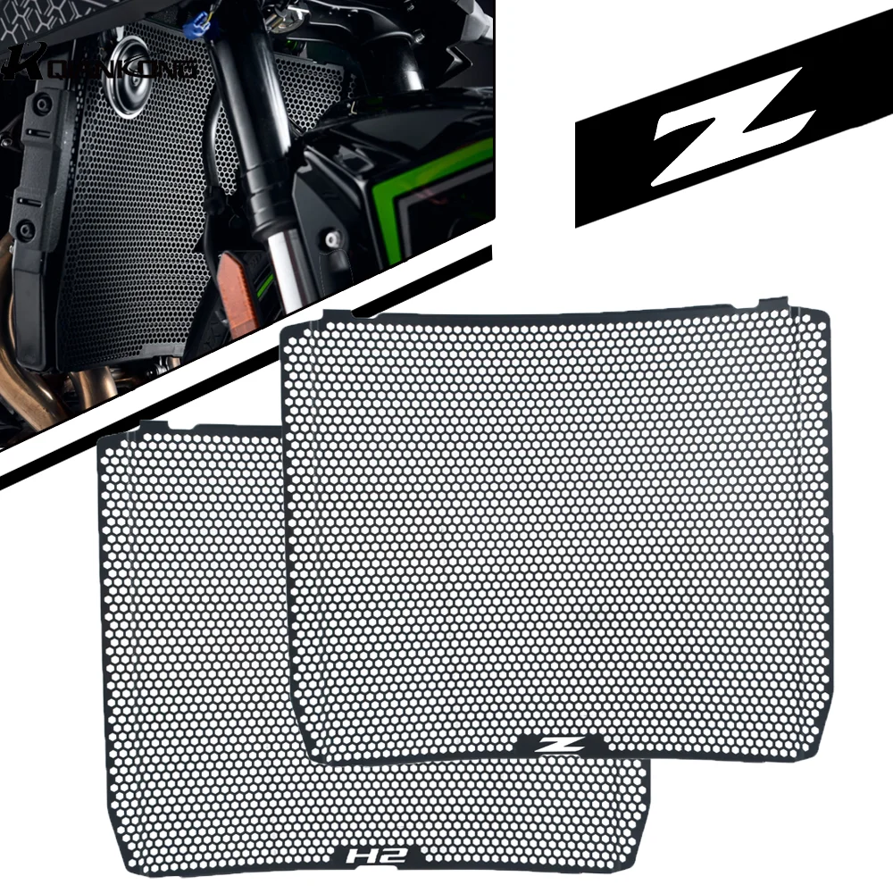 

For Kawasaki Z H2 Ninja H2 / H2R / H2SX 2024-2025-2026 Motorcycle Accessories CNC Aluminum Radiator Grille Guard Cover Protector