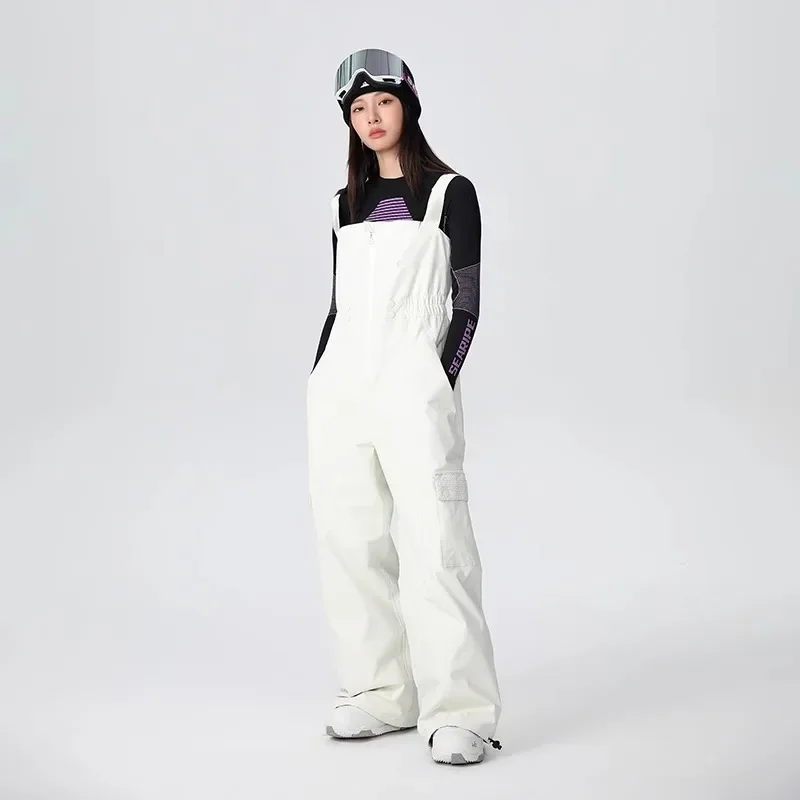 Odzież śnieżna damska 2025 nowy kombinezon narciarski ciepły snowboardowy wiatroszczelny wodoodporny damski zestaw sportowy odkryty zimowy sprzęt narciarski