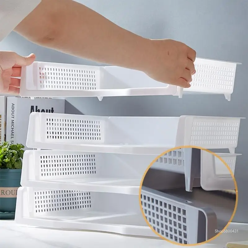 Document Tray Desk File Organizers Paper Letter Shelves Sorter Rack For Document