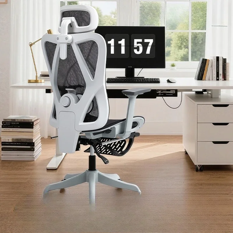 Ergonomic office chair sedentary not tired chair lazy can lie down dormitory mesh computer chair-gzjsturdy and durable