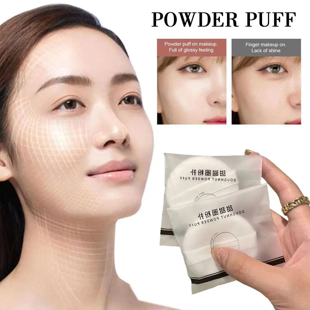 Zachte Fluwelen Grote Poederdons Voor Cosmetica Beauty Make-Up Tool Poeder Puff Body Puff Foundation Make-Up Tool Met Satijn