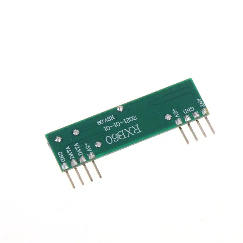 RXB60 315M 433Mhz Superheterodyne Wireless Receiver Module Low Power Standby Fit ARM AVR for Wireless Alarm DIY Projects
