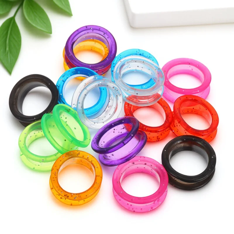 16Pcs Scissor Silicone Finger Rings Soft Flexible Hairdressing Shears Accessories Finger Protector Inserts Non-Slip Comfortable