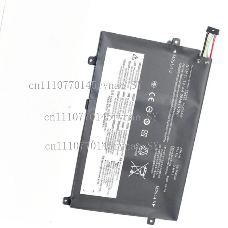 01AV413 4054mAh Laptop Battery For Lenovo ThinkPad E470C E475 SB10K97568 SB10K97569 SB10K97570