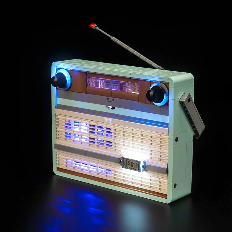 Vonado 5V LED light 10334 set suitable for Retro Radio building block gift (only including lighting accessories)