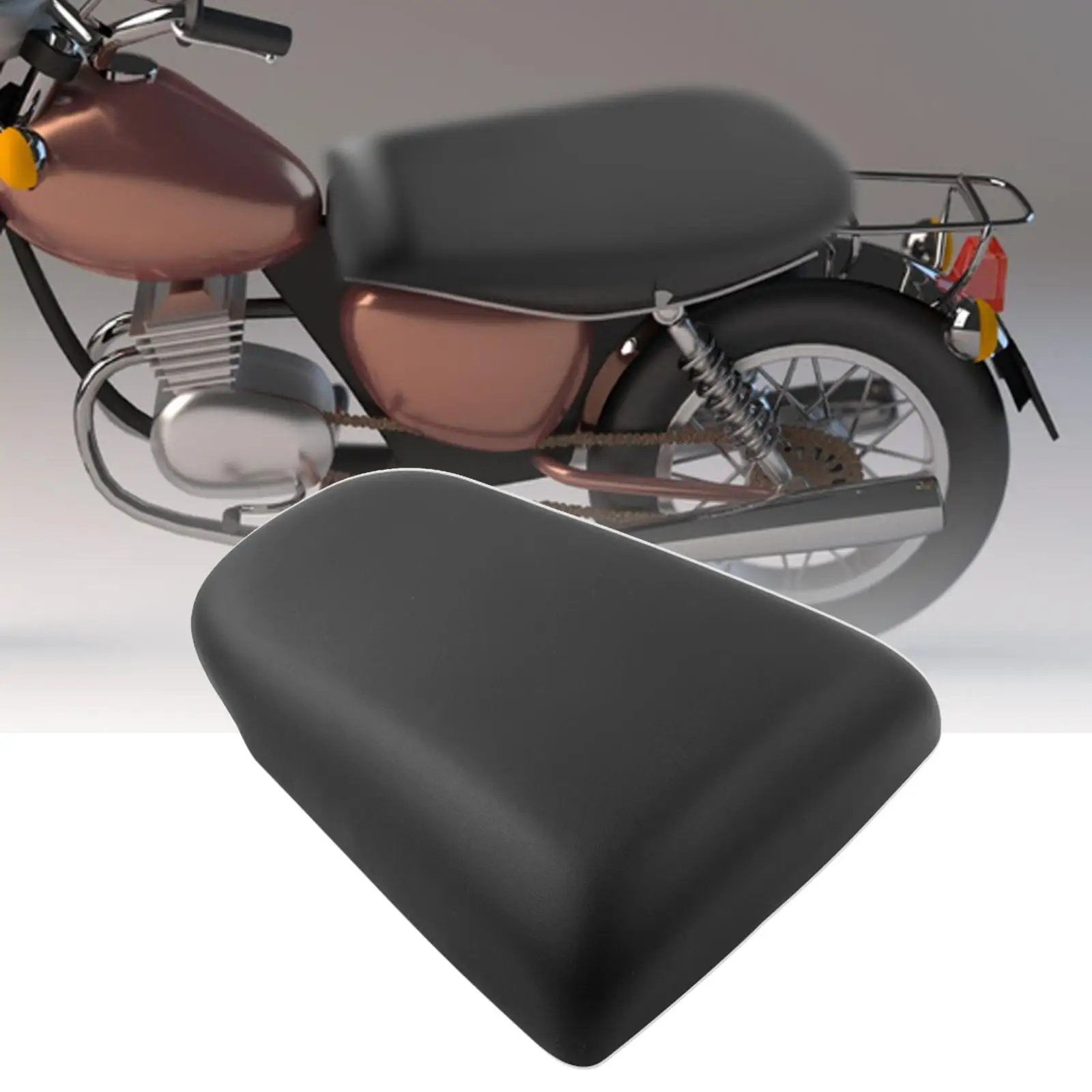 Rear Passenger Pillion Pad Seat Spare Parts, PU Leather Practical for Sv650, image 4