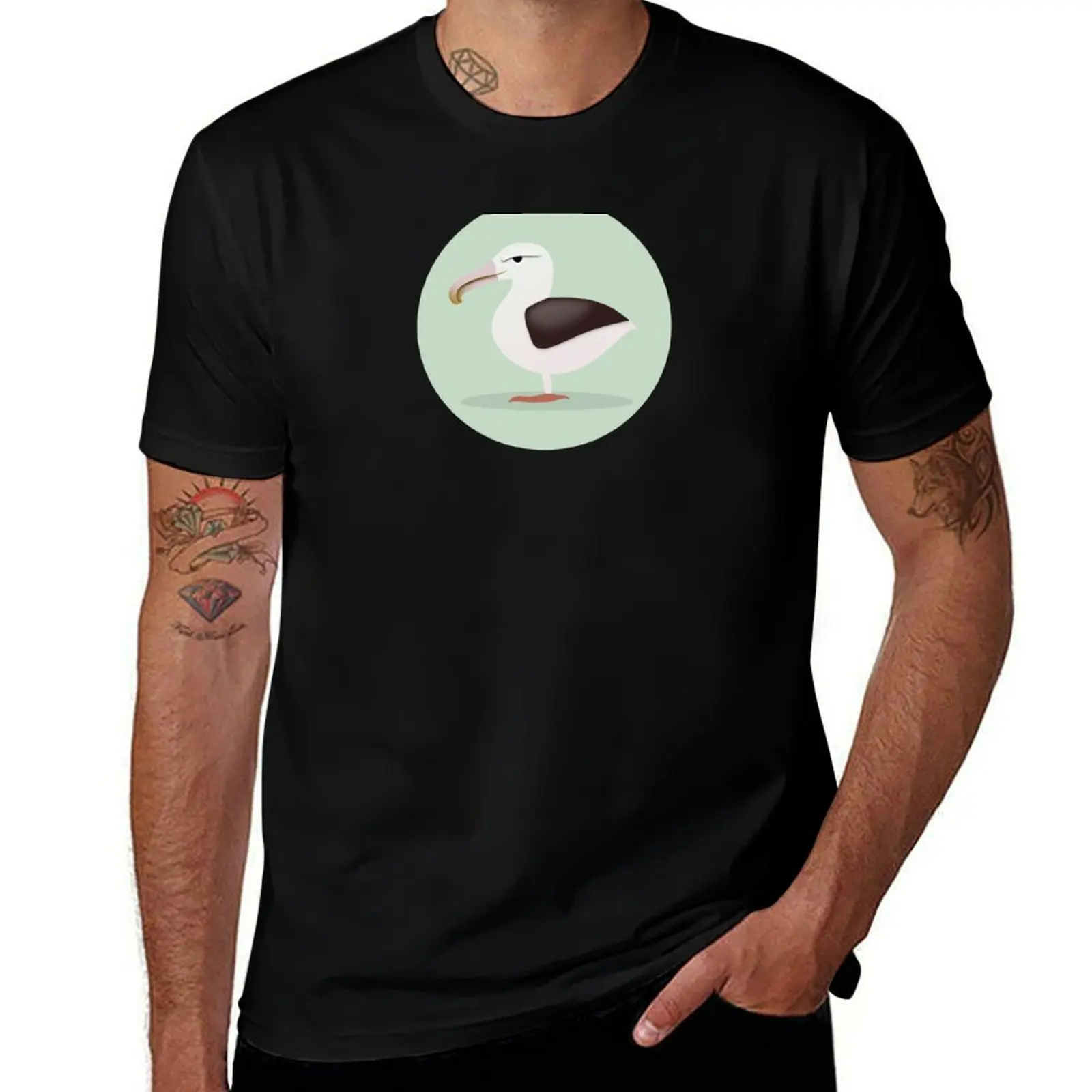Wandering Albatross T-Shirt Streetwear Print Tee Shirt T-Shirt