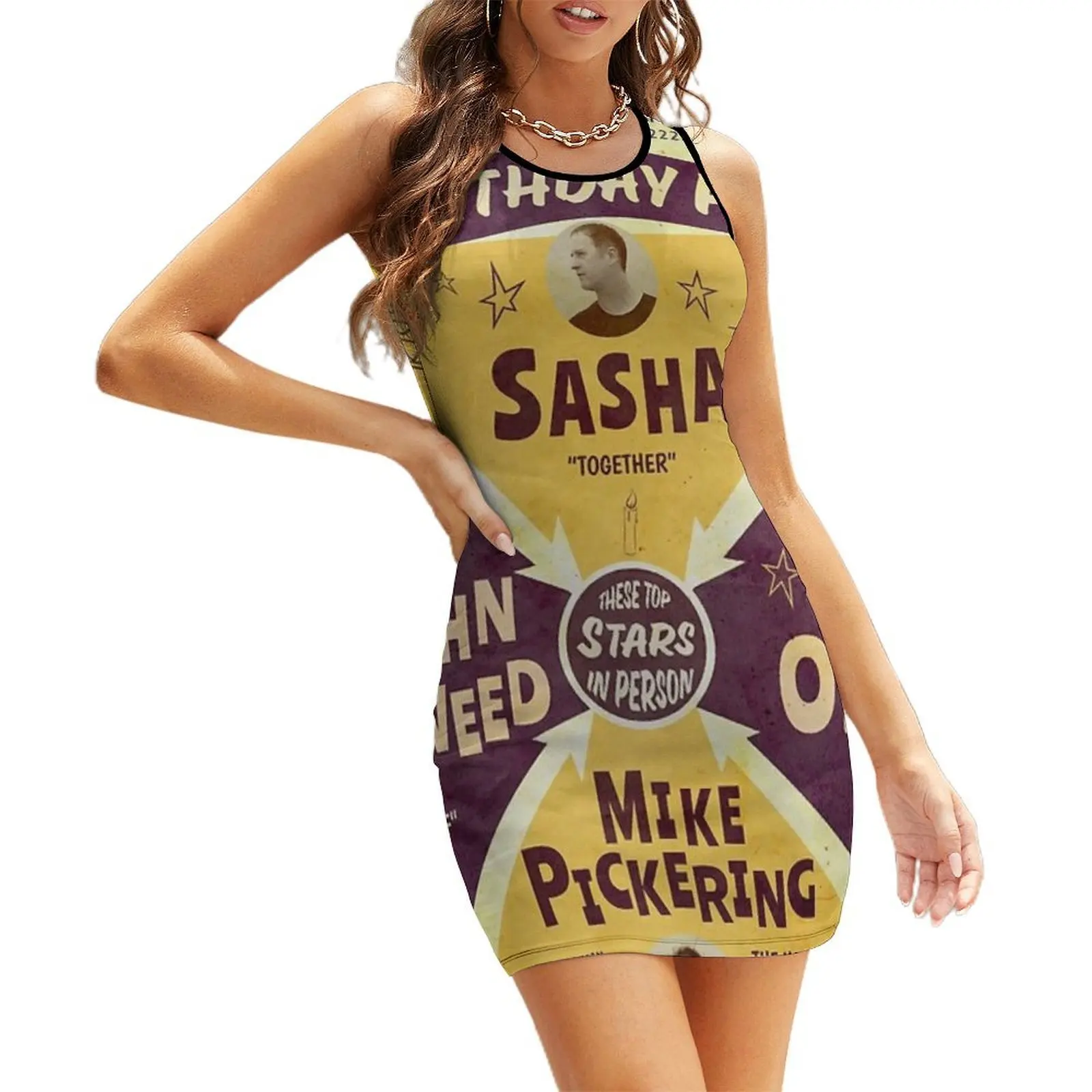 عصر النهضة نوتينغهام 1st عيد ميلاد 1993 ساشا جون ديجويد مايك المنتقى إيان أوسيا فستان الشمس بلا أكمام الملابس الجمالية #1