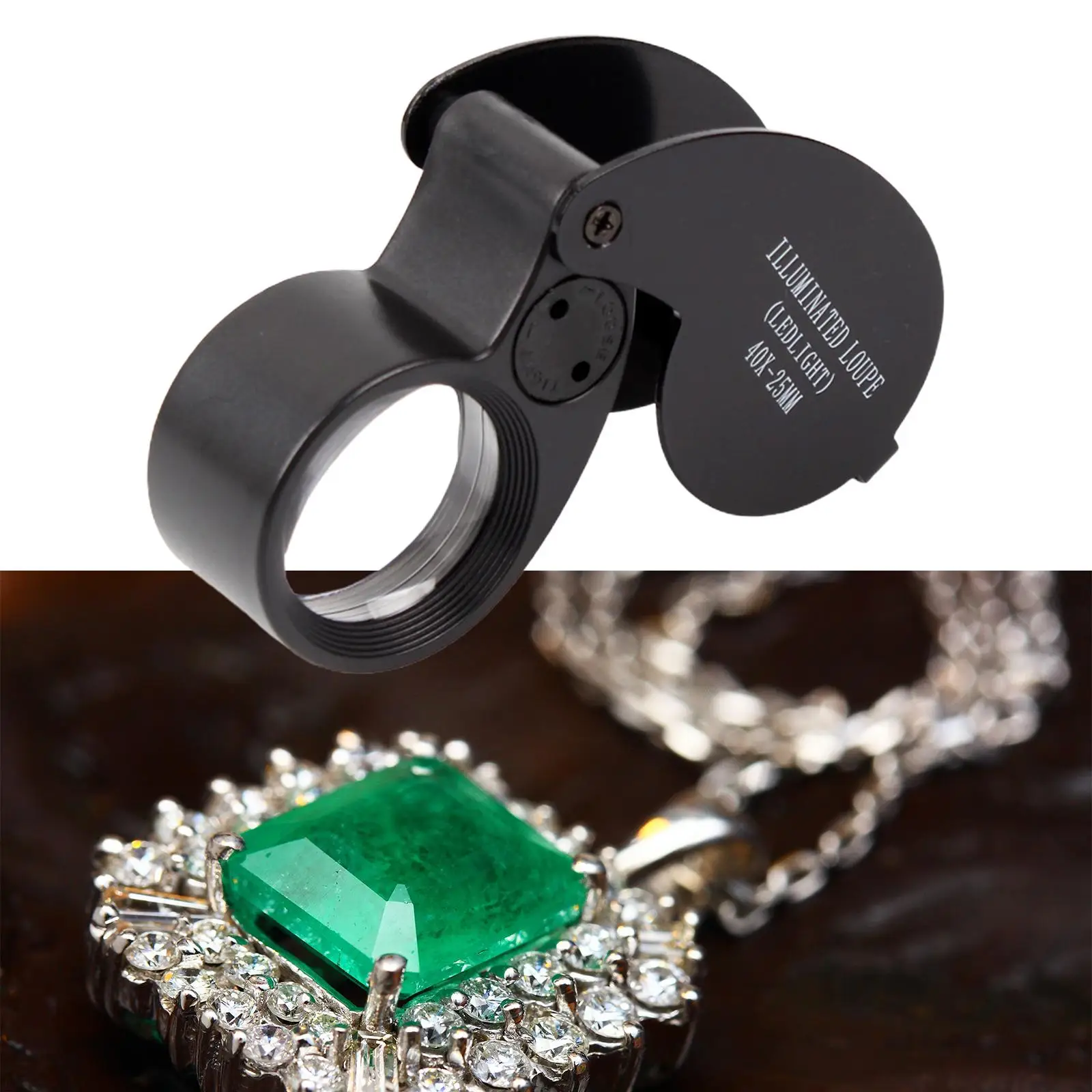 Magnafining Glass with Jewelry Eye Loupe Jewelers Magnifying Glass for Watches