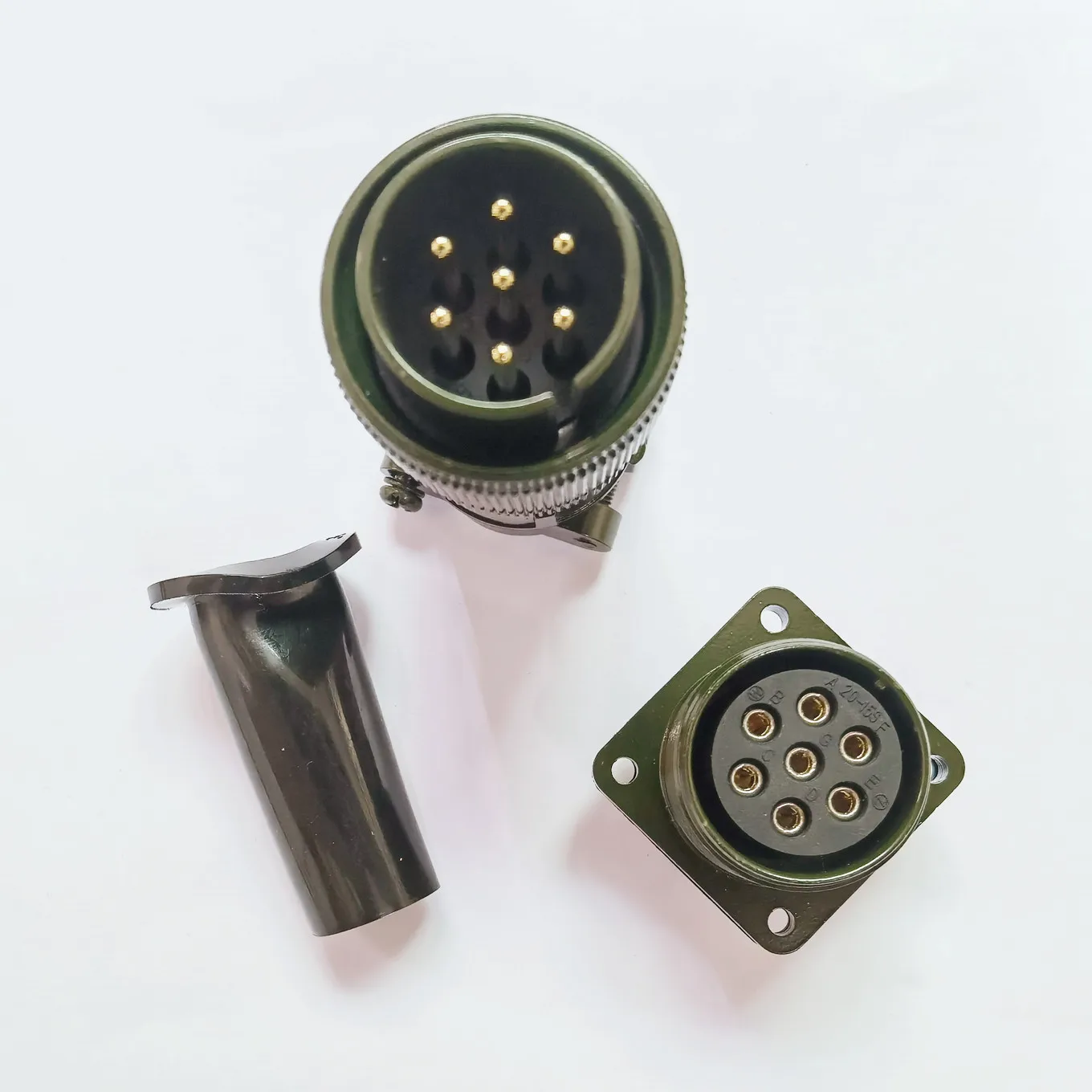 Original new 100% 5015 aviation plug MS3106A20-15P MS3102 20-15S reverse installation 7-core waterproof connector