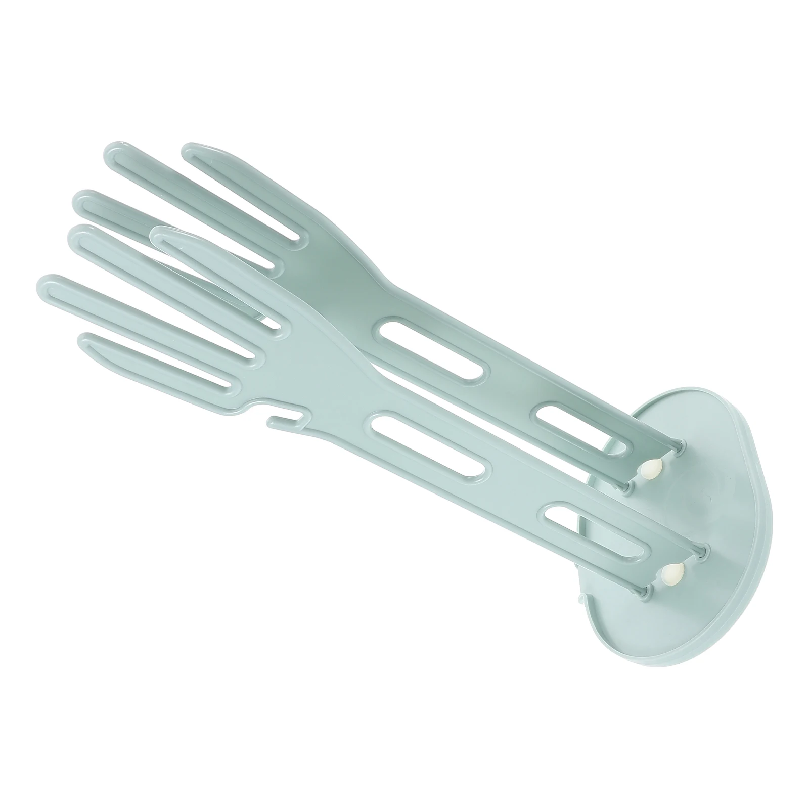 Glove Drying Rack Kitchen Sink Holder Storage Hanger Plastic Desktop Sponge Drain Rack Space Saving Stable Compact