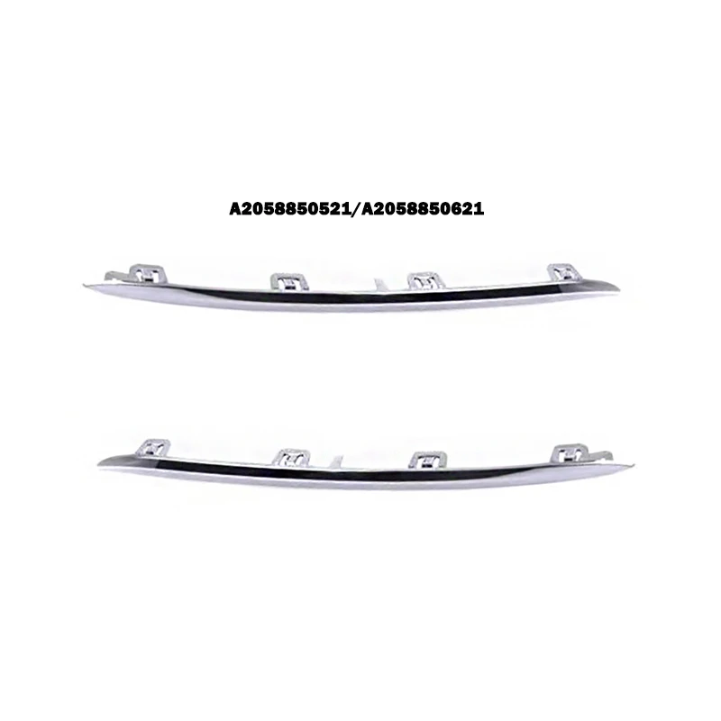 A2058850521 A 2058850621 For Mercedes Benz C Class W205 C220 C250 C300 2014 Rear Two Side Chrome Trim Chromium Styling Plating