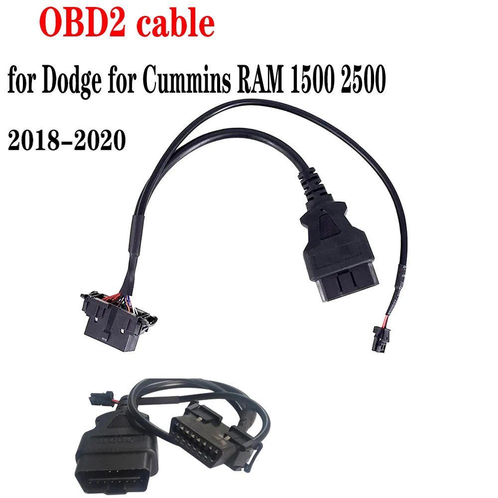 OBD2 Cable for Dodge for Cummins RAM 1500 25 002018-2020 Automotive Fault Diagnostic Instrument for Dodge for Cummins RAM