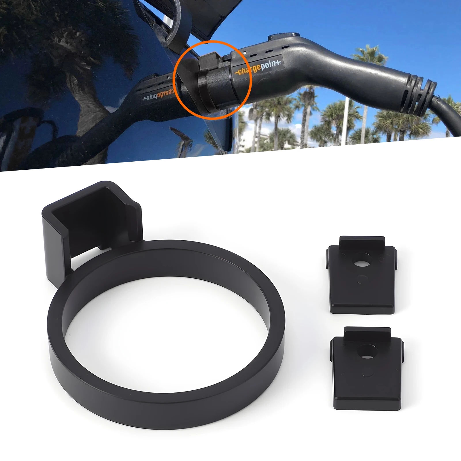 

2019-2025 Charge Adapter Charging Safety Protection Car Accessories For Tesla Charger Lock for J1772 Adapter Model 3 Model Y