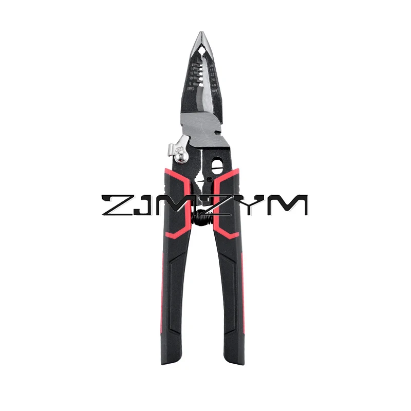 

MultiFunction Wire Stripper Chrome Vanadium Steel Needle Nose Pliers Electrician Stripper Pliers Terminal Crimping Hand Tools