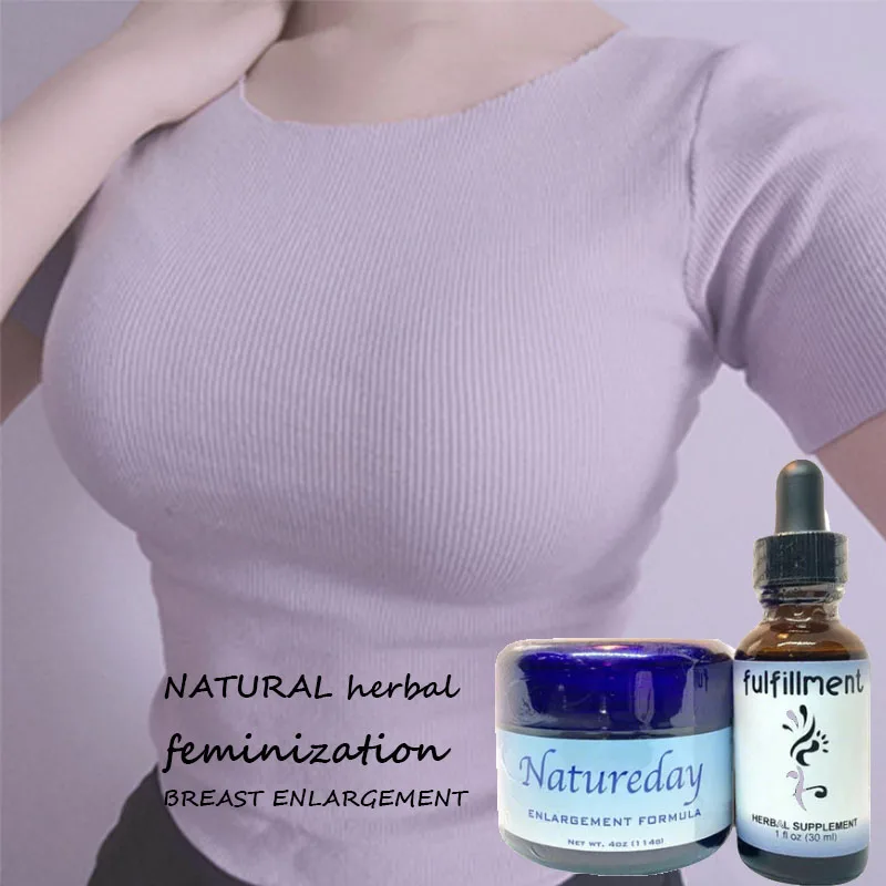 น้ำยาและครีมเพิ่มขนาดหน้าอก NatureDay Herbal Feminization ช่วยให้หน้าอกเต่งตึง กระชับ เต็มอิ่ม ผิวเนียนนุ่ม สำหรับผู้หญิง ผู้ชาย และ MTF