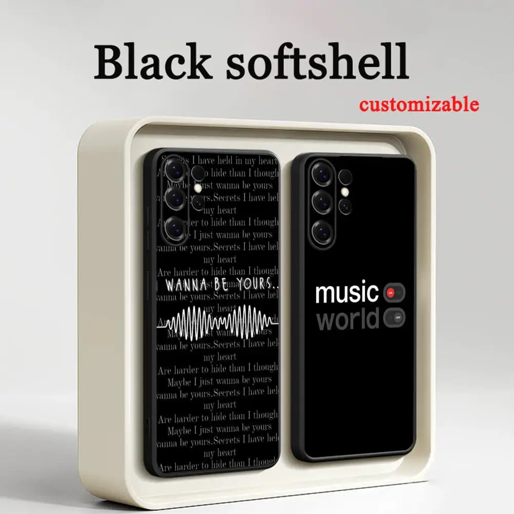 Super cool black Feeling  Phone Case For Samsung Galaxy S26 S25 S24 S23 S22 S21 Plus Ultra Fold A Soft Black
