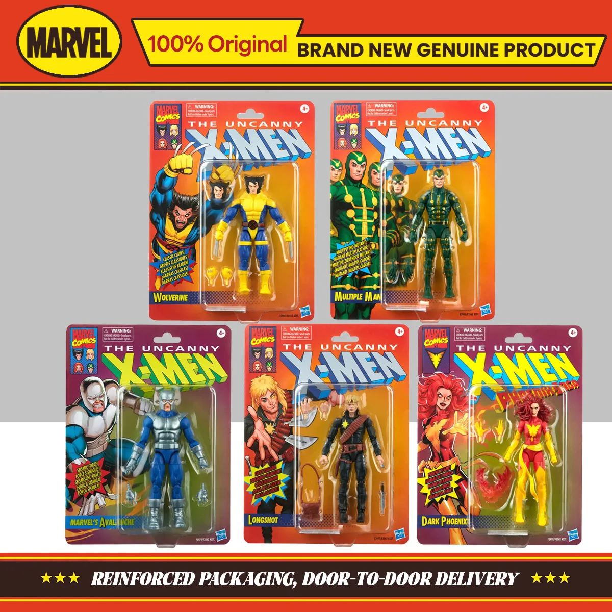 hasbro-marvel-legends-x-men-classic-multiple-man-dark-phoenix-longshot-wolverine-avalanche-action-figure-original-model-toys
