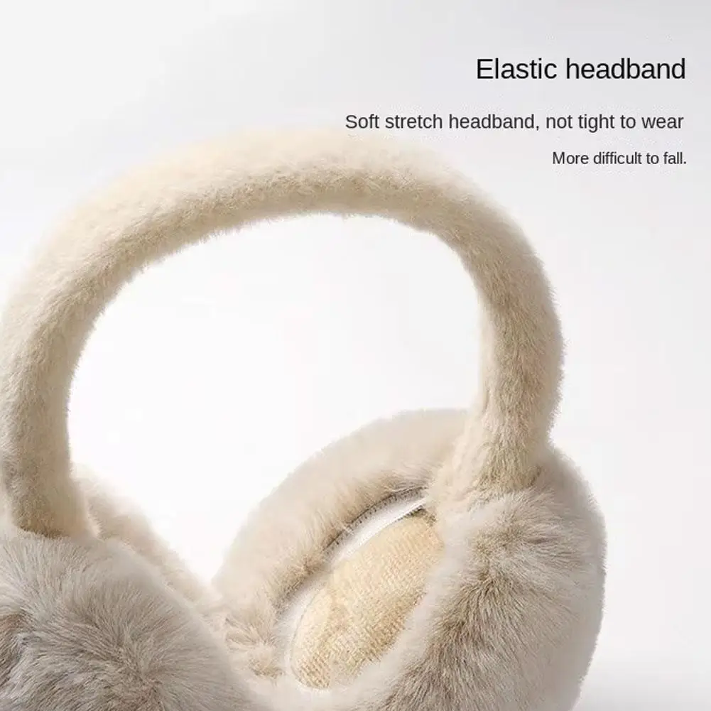 Thickened Warm Ear Muffs Foldable Unisex Winter Ear Protection Anti-freeze Cold Proof Ear Pads for Autumn And Winter