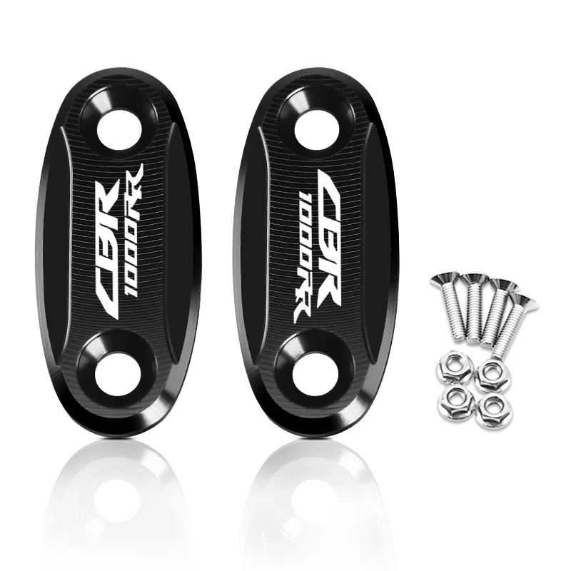 Motorcycle CBR Mirror Hole Cover Windscreen Driven Mirror Eliminators Cap For CBR600RR 2004-2016 CBR1000RR 2004-2007