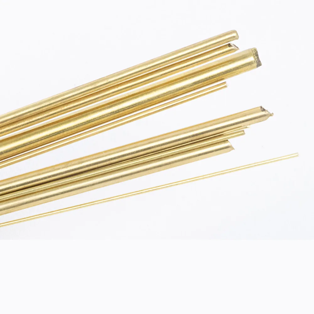 Imagem -06 - Comprimento 500 mm Diâmetro 0.8 mm a mm Barra de Haste Redonda Bronze Duro e Unflexing Sólido Puro Cobre Artesanal Faça Você Mesmo Ferramenta Hastes de Metal Peças