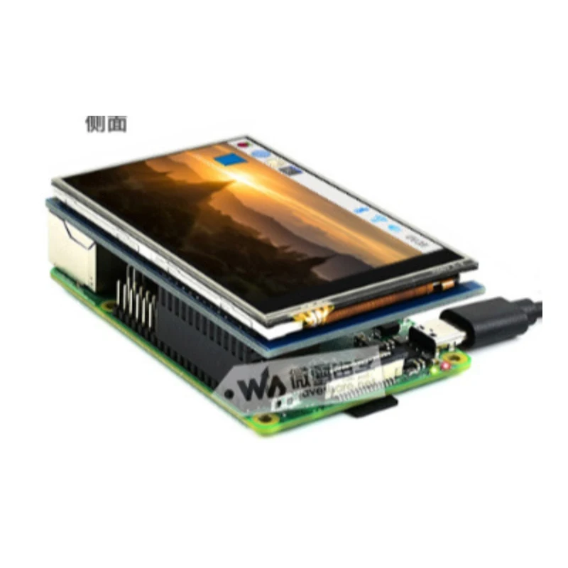 3.5 "Resistief Lcd-Scherm Touchscreen Ips Voor Raspberry Pi 4/3b +/Nul W