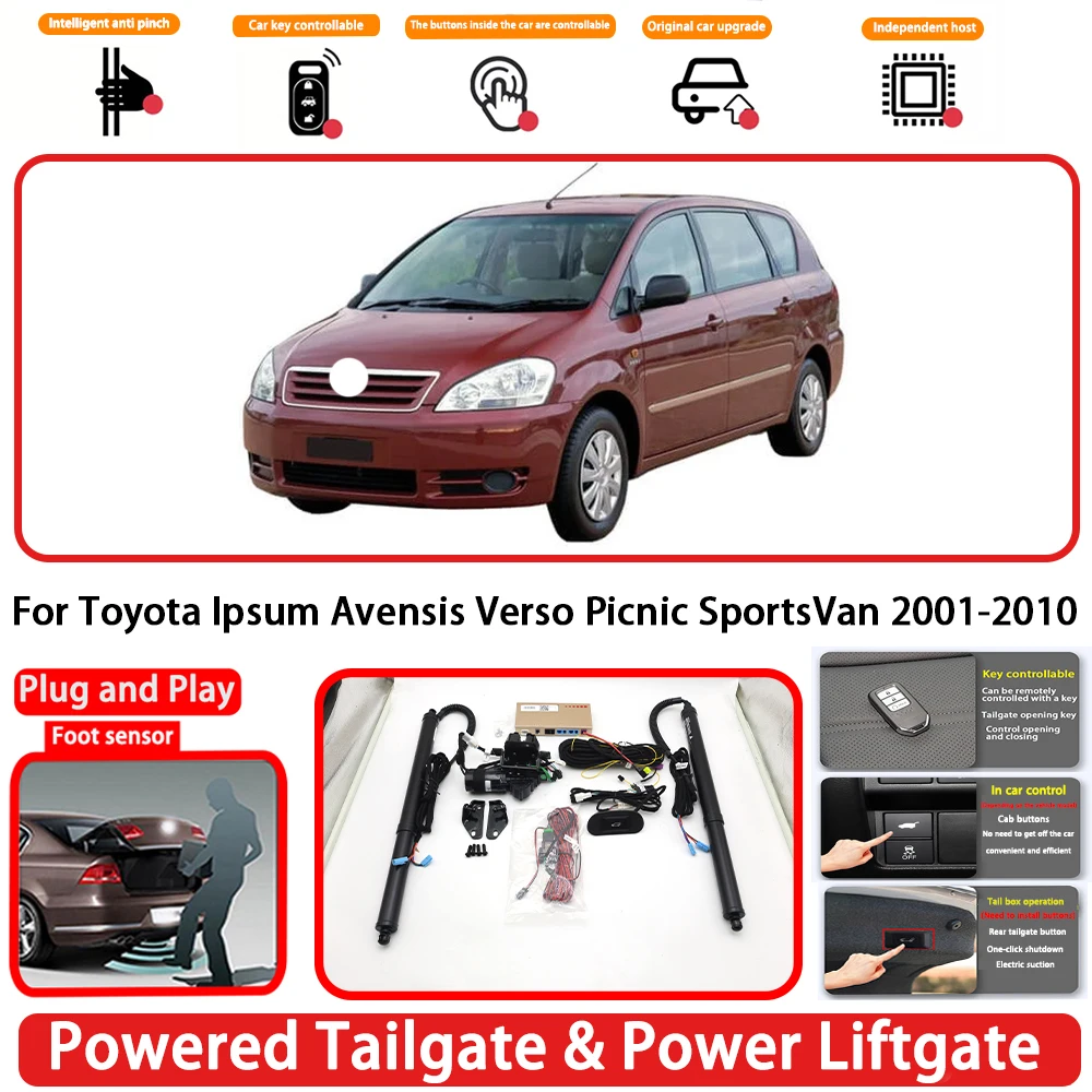 for Toyota Ipsum Avensis Verso Picnic SportsVan 2001-2010 OEM Auto Powered Tailgate Power Liftgate Rear Trunk Opener System