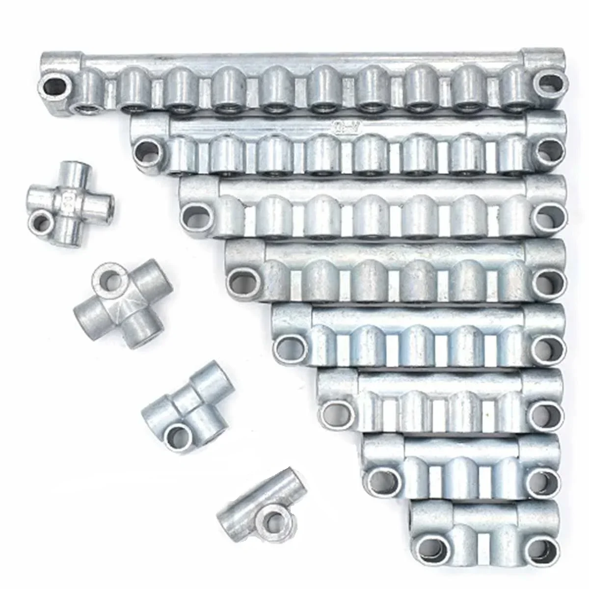 1/8'' BSP M8x1 M10x1 female Aluminum Lube Oil Piston Distributor Value Manifold Block Fittng Centralized Lubrication SysteM