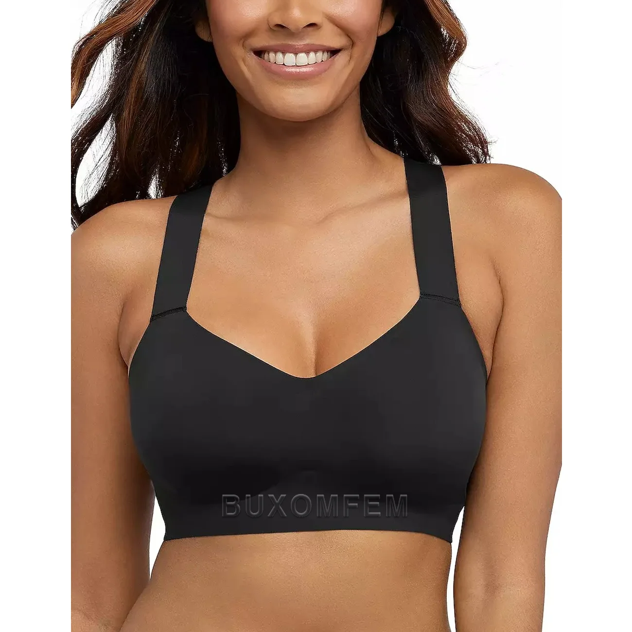 

Комфортный дышащий беспроводной бюстгальтер Racerback, эластичный невидимый моделирующий повседневное и спортивное нижнее белье, женские стильные облегающие мягкие топы