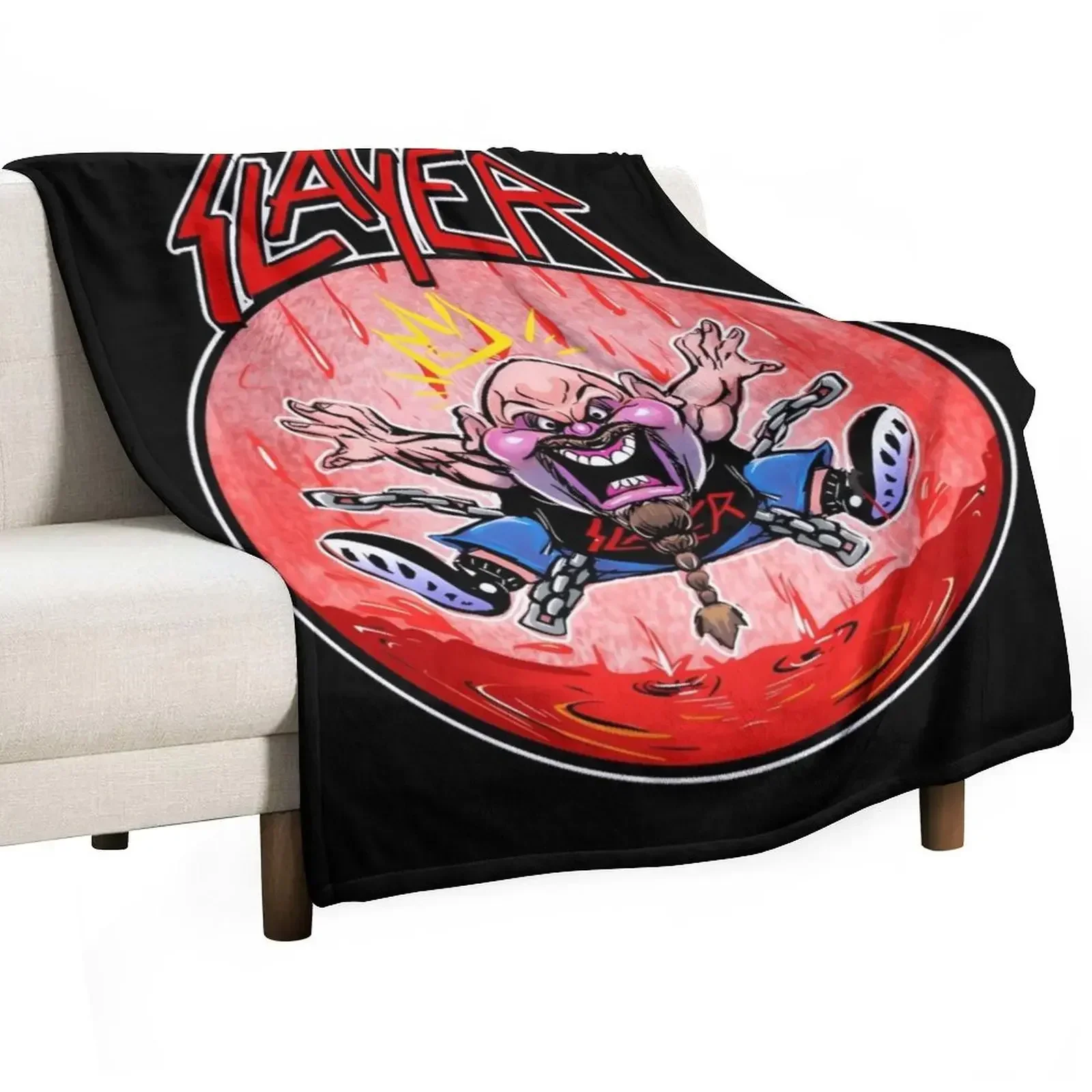 Retro Music Band- Vintage Heavy Metal Classic Throw Blanket blankets ands Baby Blankets