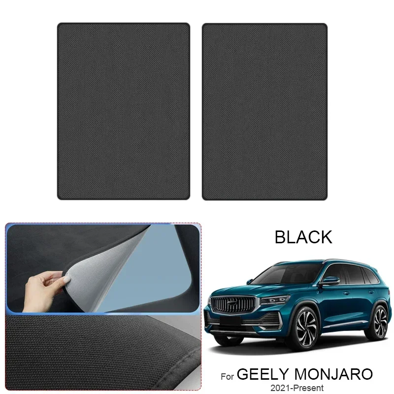 

For GEELY MONJARO 2021-Present Car Suede Fabric Anti-uv Electrostatic Adsorption Sunroof Sunshade Auto Heat Insulation Skylight