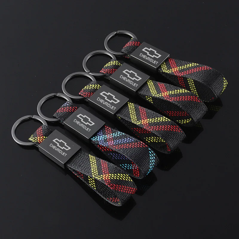 Universal Keyring Car Brand Key Chain Pendant For Chevrolet AVEO Blazer BOLT CAPTIVA Cobalt EQUINOX IMPALA LACETTI SONIC TAHOE