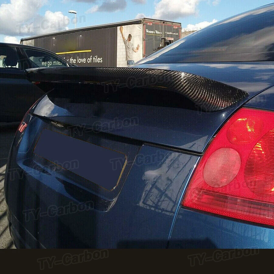 Echter Carbon-Heckflügel für Audi TT/TT Quattro Mk1 Typ 8N 1998-2006 Coupé Cabrio Kofferraumlippe Flügel FRP Spoiler
