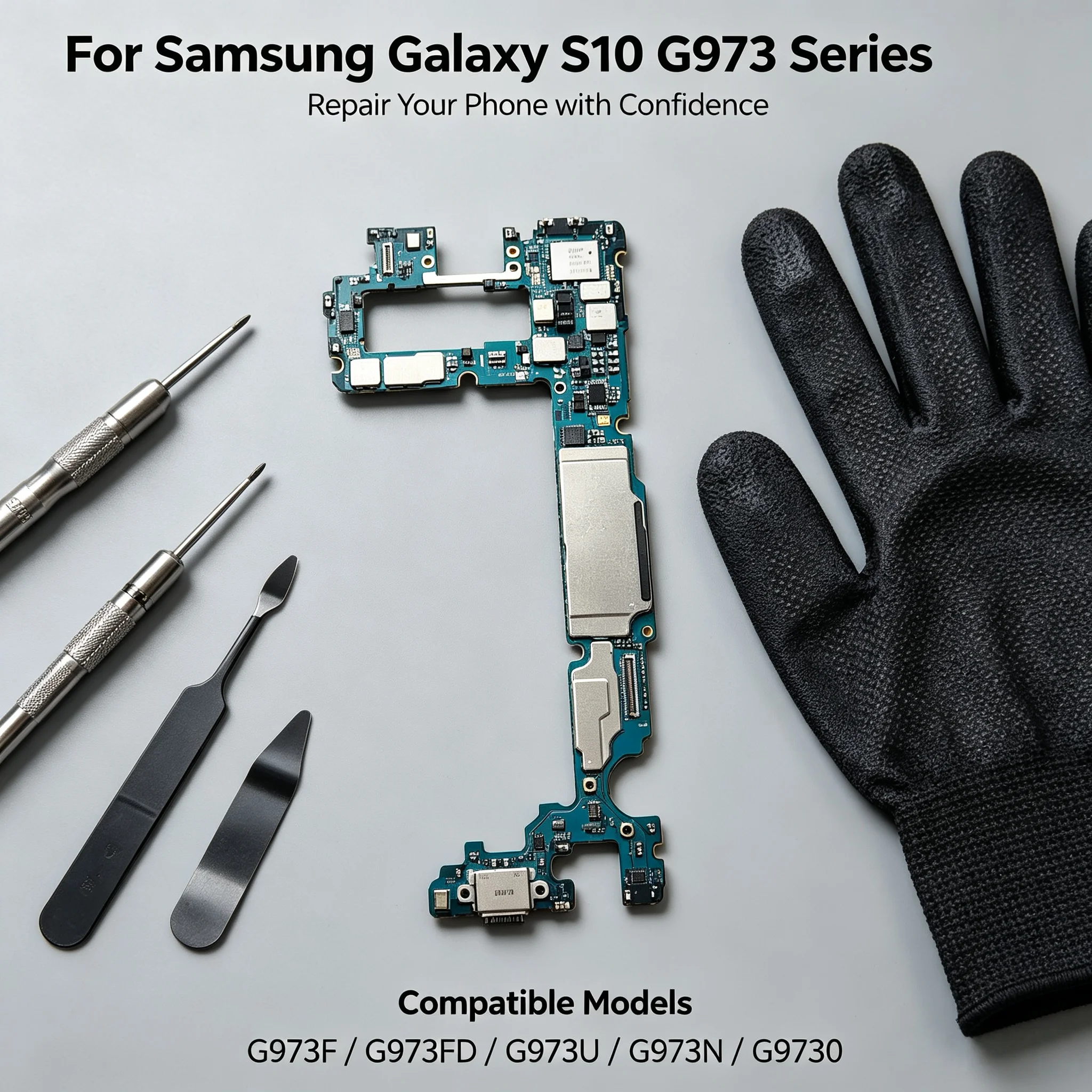 Full working Mainboard Repair Accessories For Samsung Galaxy s10 G973f g973fd G973U G973N G9730 Motherboard Unlocked