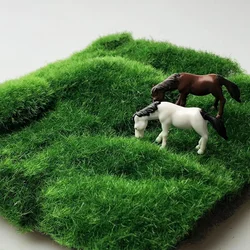 Cuttable Artificial Simulation Moss Turf Green Plant Grass Lawn Permanent Mini Landscape Bonsai DIY Wedding Garden Decoration