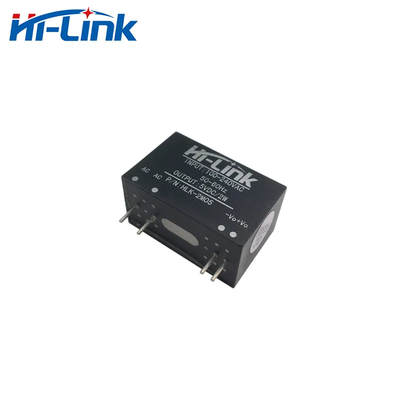 Free Shipping 10pcs/lot Hi-Link Manufacturer HLK-2M05 2W 5V 400mA AC DC Isolated Power Supply Module High Efficiency Smart Home