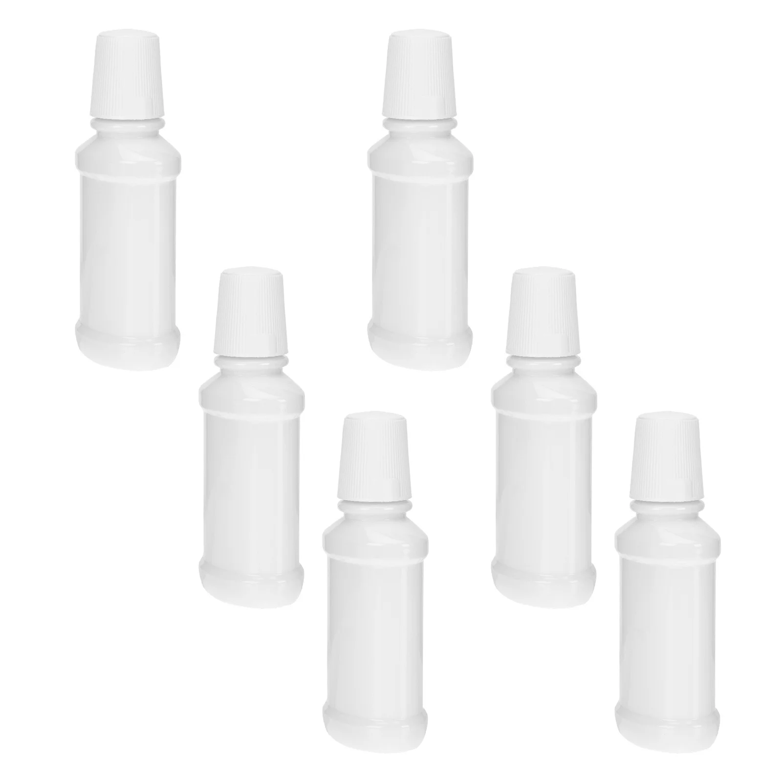 

6pcs Portable Mouthwash Compact Travel Sub Bottle For Oral Cleaner Container Empty Sub-Packing Bottle Multipurpose Liquid