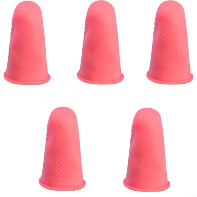 Soft Elastic Finger Protectors Moisture Resistant Ergonomic Finger Sleeves for Musicians Office Workers