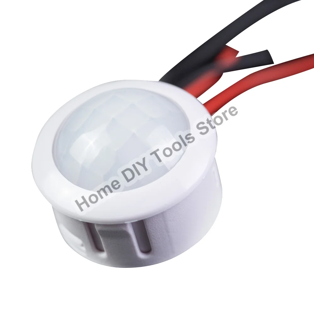 Infrared Motion Automatic Light Sensor IR Detector Switch DC 12V 24V  AC 110V 220V Human Body Induction Night Lamp