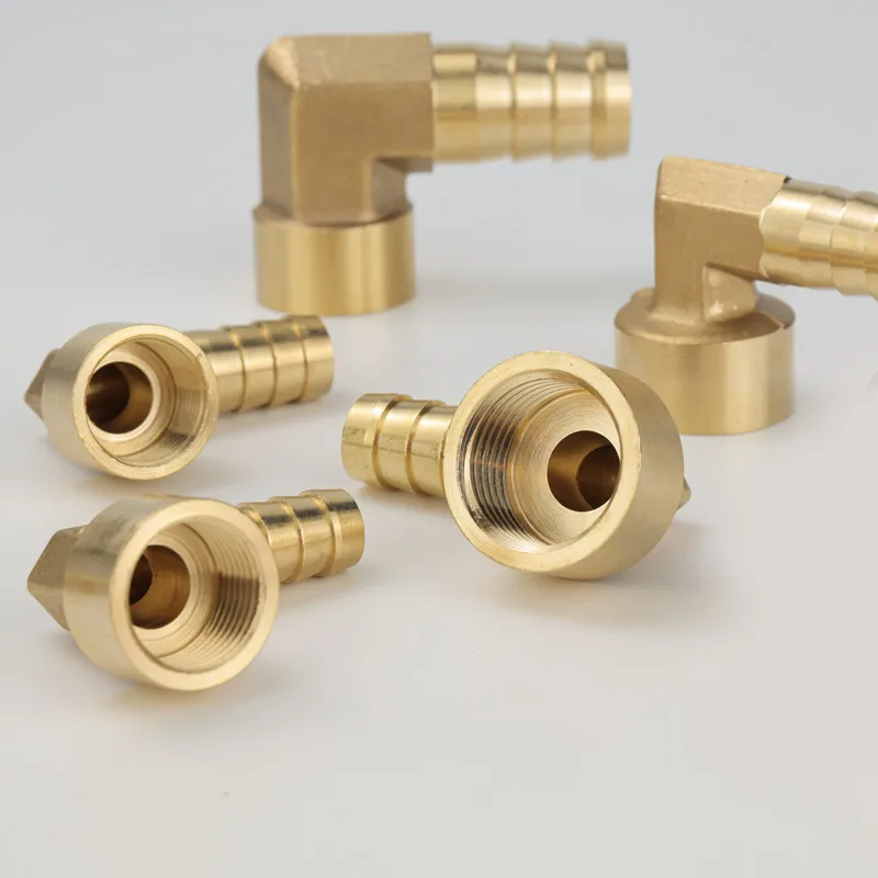PLF Pagoda Connector Hose Barb Connector Hose Tail 6 8 10 12 14 16mm Thread 1/8 1/4 3/8 1/2 BSP Brass Pipe Fitting