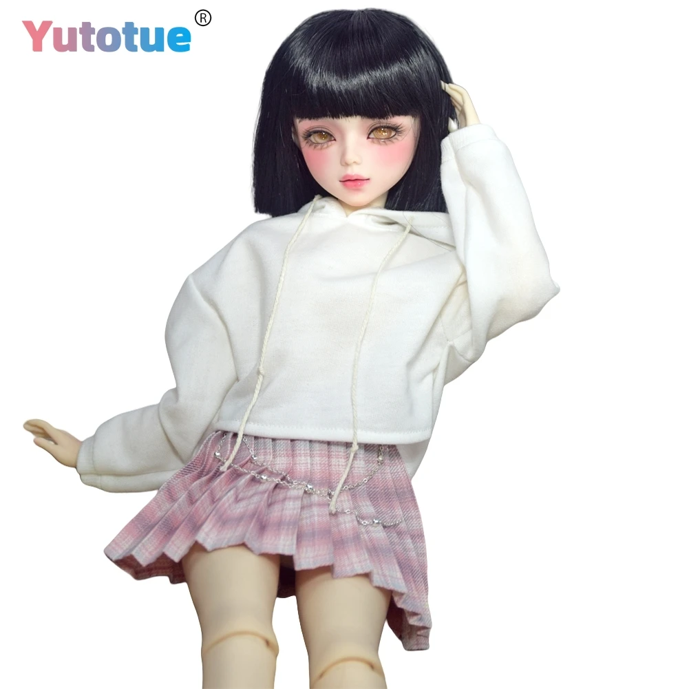 

YUTOTUE 1/3 BJD Doll 22 inch Female Body Shimmer Eyes Doll with Handpainted Makeup and Full Outfits Toy