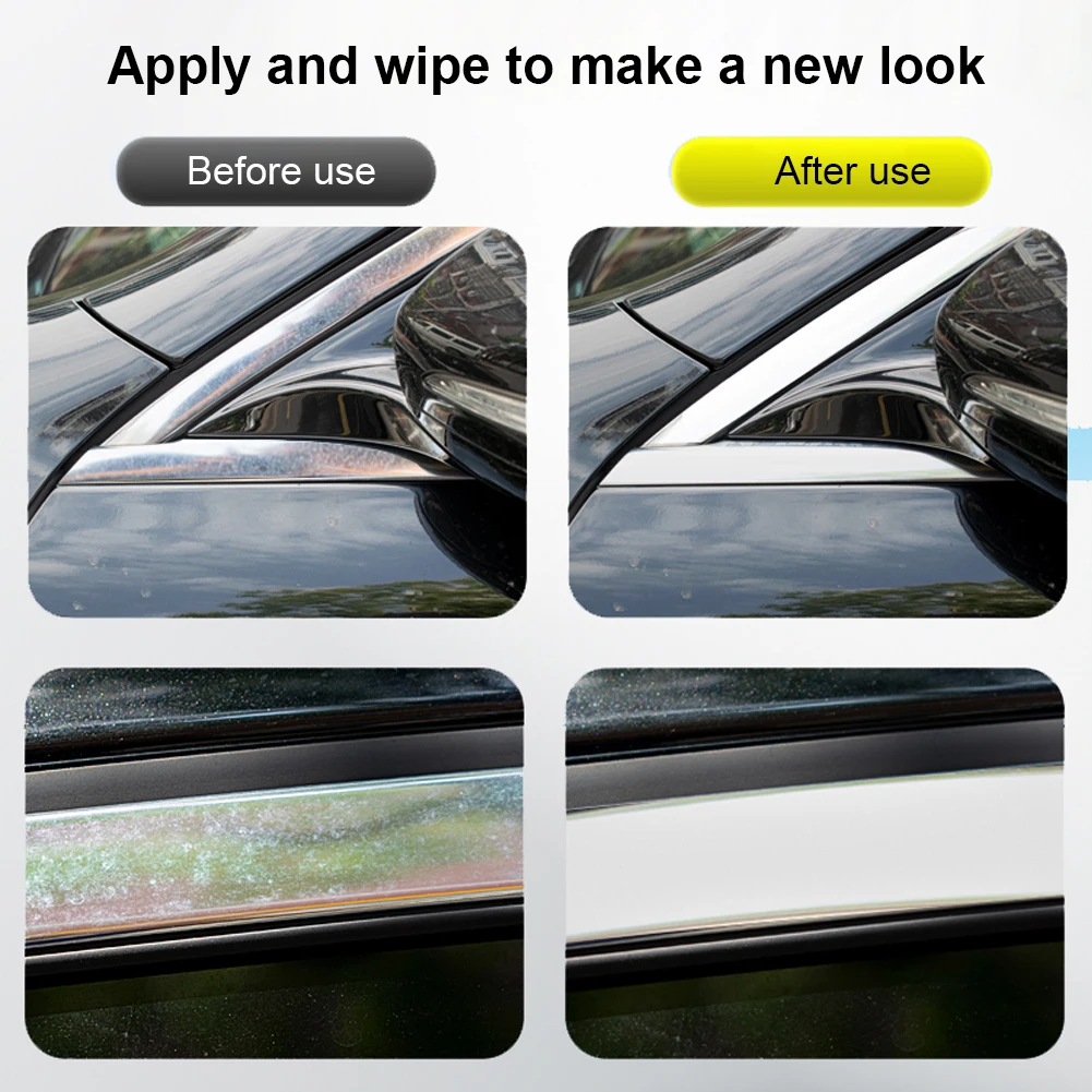 Car Chrome Repair Agent Chrome Strip Stains Oxidation Removal Rust Remover Chrome Trim Refurbishment Care For Car Paint Care