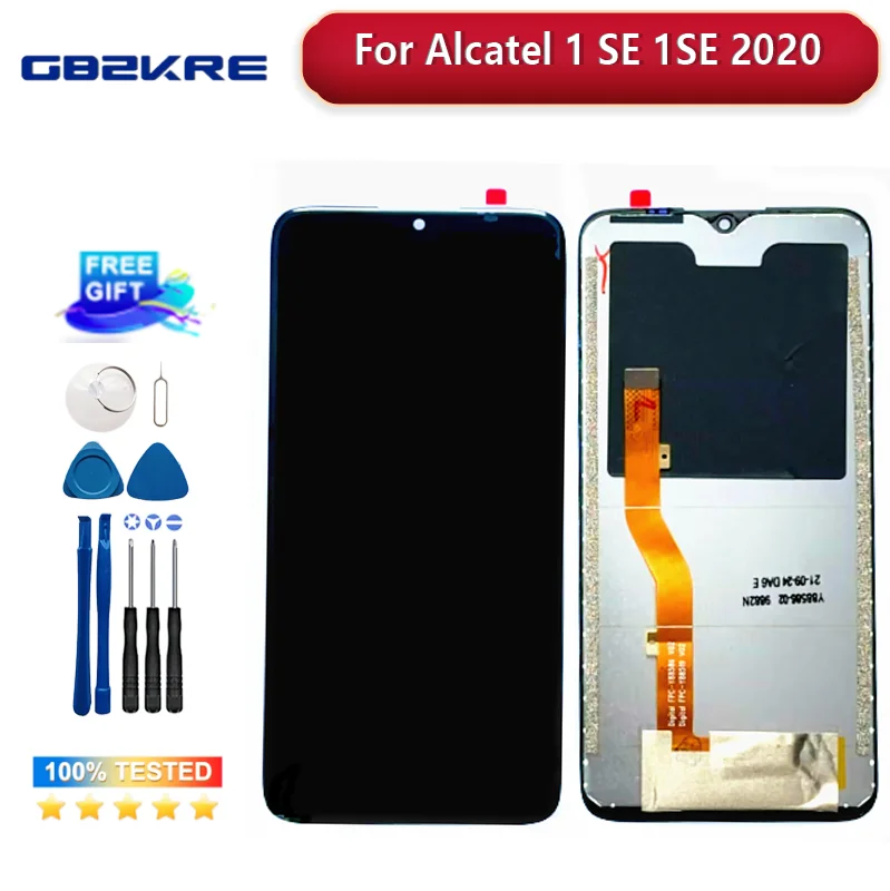 100% Оригинальный ЖК-дисплей для Alcatel 1 SE 1SE 2020 ЖК-дисплей Alcatel OT 5030 5030U 5030D 5030F сенсорный экран дигитайзер стекло в сборе