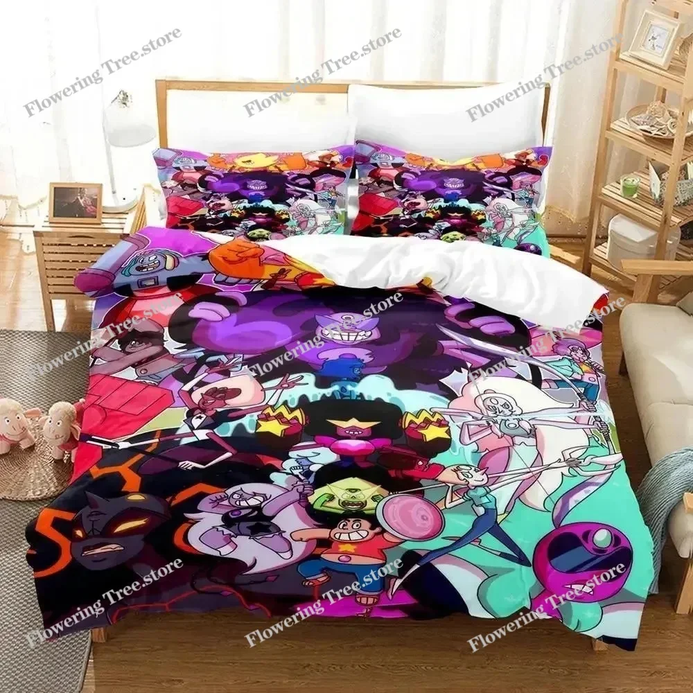 3d Unicorn Pattern Duvet Cover with Pillowcase Bedding Set Adult Kids Cartoon Bed Linen Single Double Twin Full Queen King Size