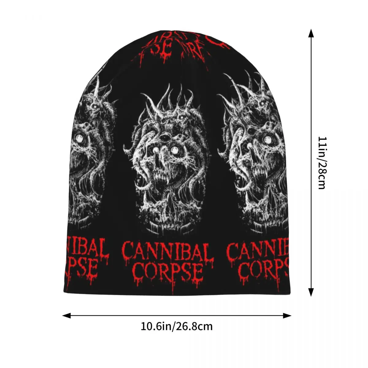 Cannibal Corpse Metal Skateboard Skullies Beanies Hats Warm Autumn Winter Outdoor Cap Knitted Bonnet Caps for Men Women Adult