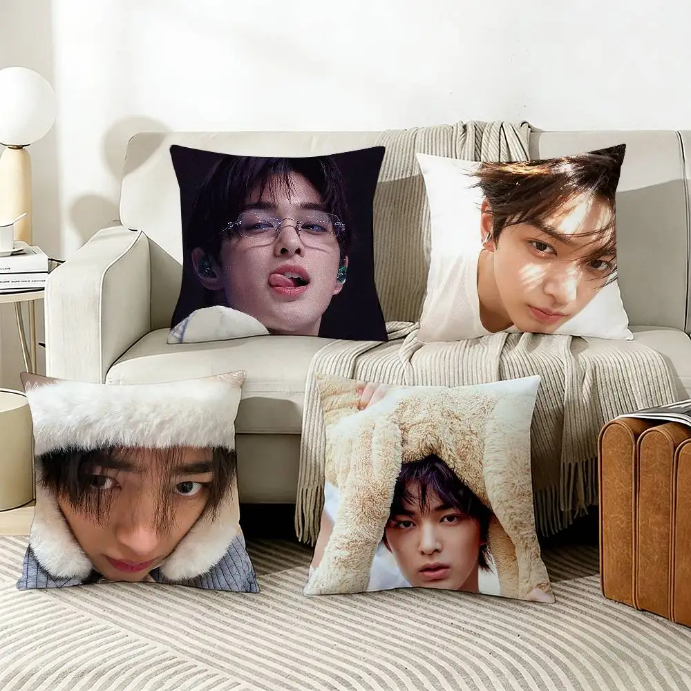 

K-KeonhoS Visual Maknae Various Sizes Square Pillow Case For Car Home Bedchamber Decor