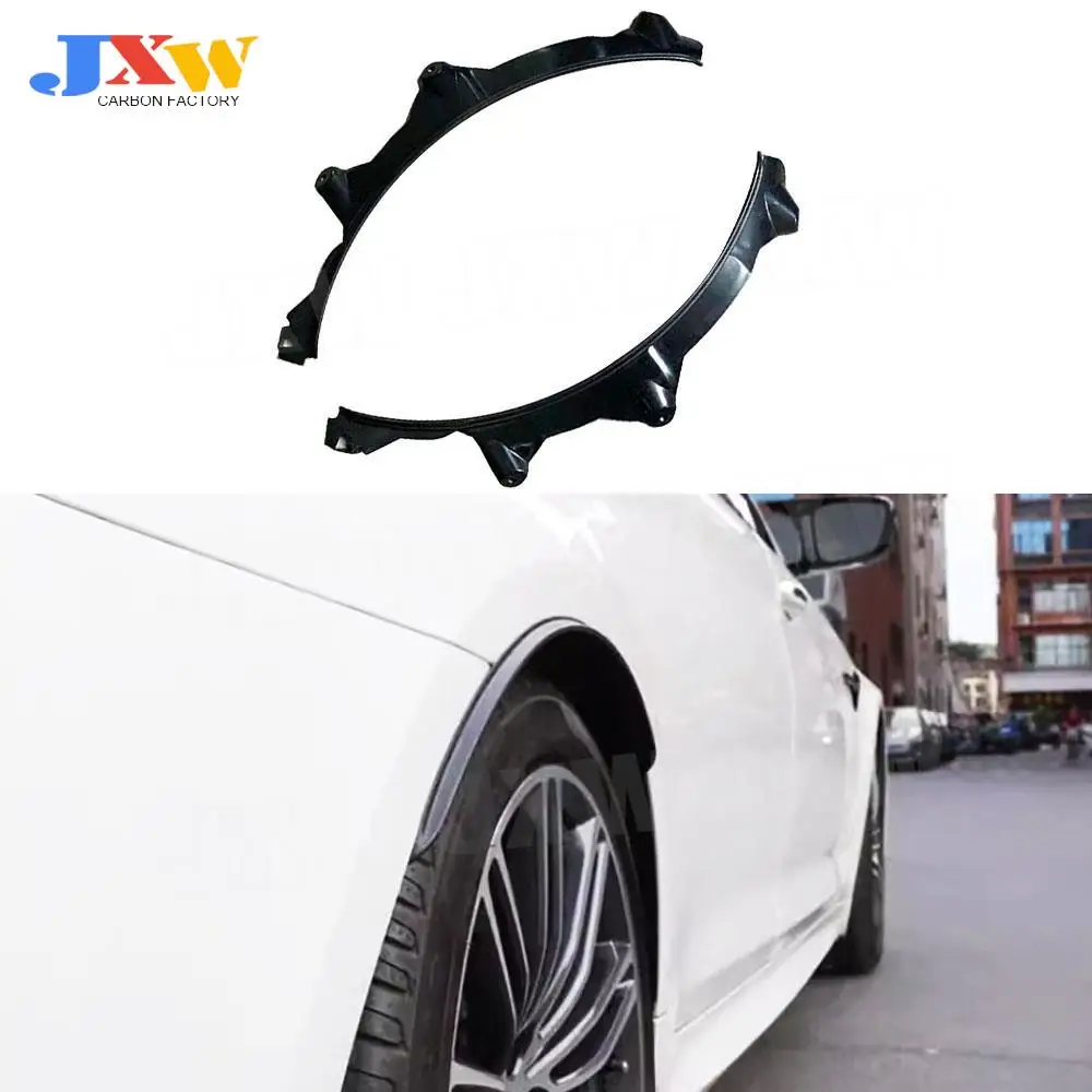 

Rear Wheel Eyebrows Fender Flares Mudguards for BMW 5 Series G30 G38 2017 + Car Fender Covers Trims Accessories ABS Black