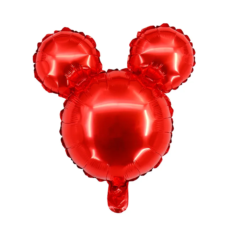 16 inch light board Mickey head balloon birthday party decoration arrangement cartoon Mickey Mouse aluminum film balloon